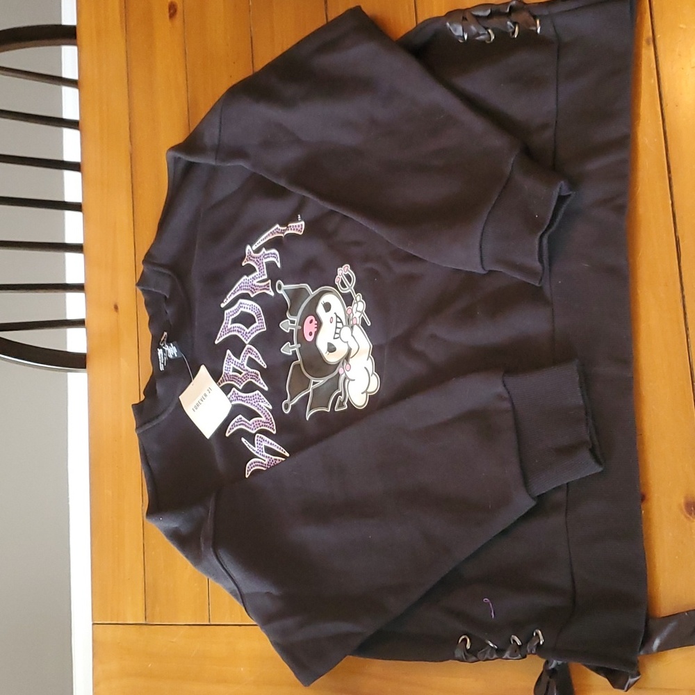 NWT hello kitty and friends by forever 21 kuromi sweatshirt